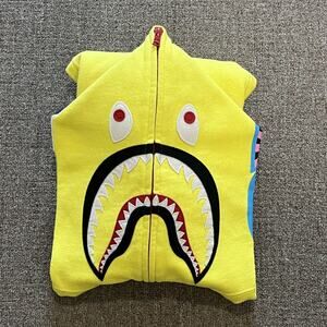 Bape Yellow Color Shark Hoodie
